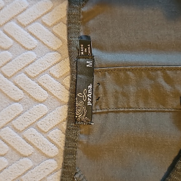 EUC - prAna "Hensley" Dress - Rye/Olive Green - Sz M - Picture 9 of 10